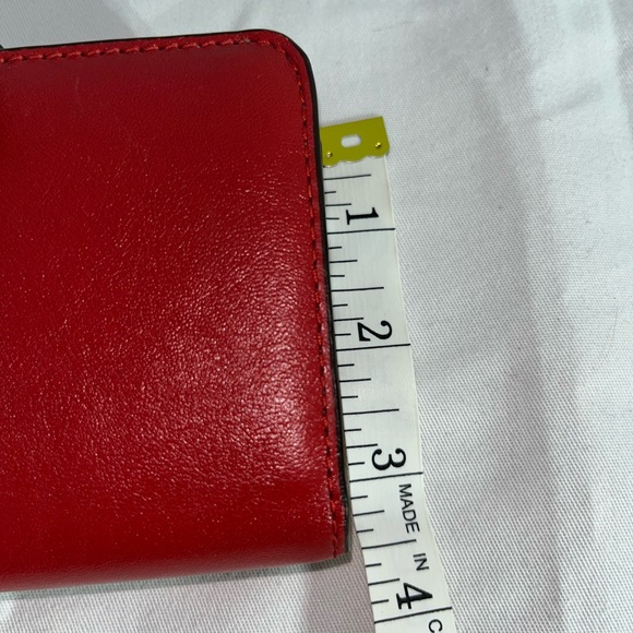 Coach vintage, leather wallet RED